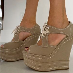 Miu Miu Animal Print Espadrille